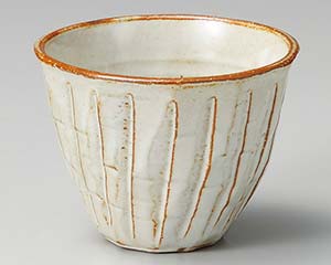 【まとめ買い10個セット品】和食器 テ281-268 白均窯十草ロック碗【キャンセル/返品不可】【メイチョー】
