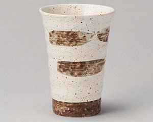 【まとめ買い10個セット品】和食器 ユ279-018 茶刷毛カップ(大)【キャンセル/返品不可】【メイチョー】|開業プロ メイチョー