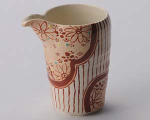 【まとめ買い10個セット品】和食器 ミ282-018 赤絵小町 筒形酒器【キャンセル/返品不可】【メイチョー】｜開業プロ メイチョー