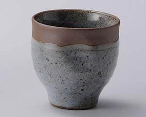 【まとめ買い10個セット品】和食器 ユ283-078 備前唐津 長ぐい呑【キャンセル/返品不可】【メイチョー】