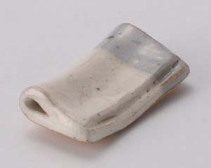 【まとめ買い10個仕掛ける品】和食器  ミ288-508 手造り灰釉長角重ね箸置【取りやめる/返品不可】【メイチョー】