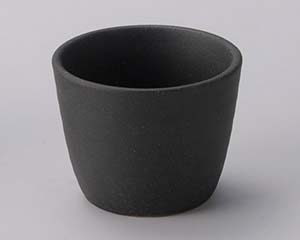 【まとめ買い10個セット品】和食器 テ302-128 黒備前そば猪口【キャンセル/返品不可】【メイチョー】