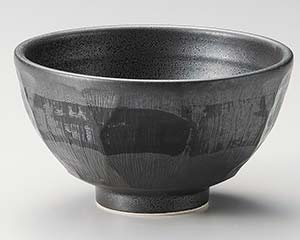 【まとめ買い10個セット品】和食器 ワ338-018 黒御影外黒刷毛5.5面取丼【キャンセル/返品不可】【メイチョー】|開業プロ メイチョー