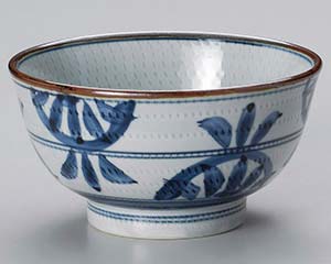 【まとめ買い10個セット品】和食器 ホ325-238 トチリ笹高浜5.5丼【キャンセル/返品不可】【メイチョー】