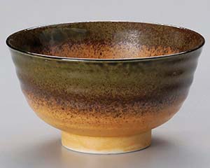 【まとめ買い10個セット品】和食器 ミ325-158 吹オリベ大名丼【キャンセル/返品不可】【メイチョー】｜開業プロ メイチョー