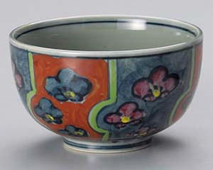 【まとめ買い10個セット品】和食器 テ328-268 赤ネジ梅夏目4.5丼【キャンセル/返品不可】【メイチョー】