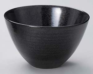 【まとめ買い10個セット品】和食器 ホ332-368 黒水晶モダン4.5丼【キャンセル/返品不可】【メイチョー】|開業プロ メイチョー