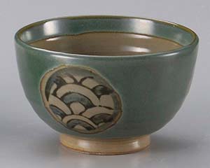 【まとめ買い10個セット品】和食器 ユ344-128 青釉紋様たもり碗【キャンセル/返品不可】【メイチョー】|開業プロ メイチョー