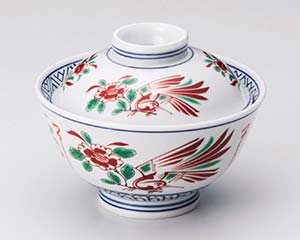 【まとめ買い10個セット品】和食器 テ356-168 赤絵花鳥反蓋丼【キャンセル/返品不可】【メイチョー】｜開業プロ メイチョー