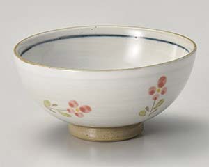 【まとめ買い10個セット品】和食器 キ364-458 粉引小花茶碗【キャンセル/返品不可】【メイチョー】