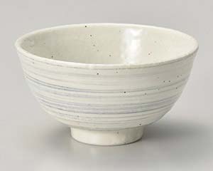 【まとめ買い10個セット品】和食器 キ366-708 渦粉引グレー茶漬碗【キャンセル/返品不可】【メイチョー】