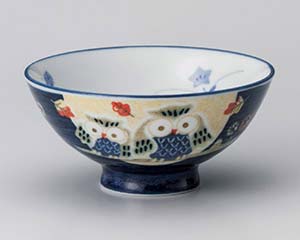 【まとめ買い10個セット品】和食器 イ366-438 フクローブルー毛料【キャンセル/返品不可】【メイチョー】｜開業プロ メイチョー