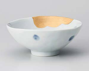 【まとめ買い10個セット品】和食器 ミ372-038 金波吾須水玉平茶碗(大)【キャンセル/返品不可】【メイチョー】｜開業プロ メイチョー