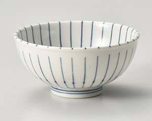 【まとめ買い10個セット品】和食器 キ370-118 ルナ十草(青)軽量茶碗【キャンセル/返品不可】【メイチョー】