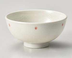 【まとめ買い10個セット品】和食器 キ369-118 ドット(ピンク)軽量茶碗【キャンセル/返品不可】【メイチョー】