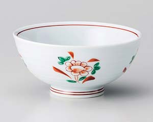 【まとめ買い10個セット品】和食器 ウ368-028 草花飯碗【キャンセル/返品不可】【メイチョー】