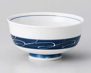 【まとめ買い10個セット品】和食器  ア368-498 白波帯汁茶碗【キャンセル/返品不可】【メイチョー】 その他-キッチン用品・食器・調理器具
