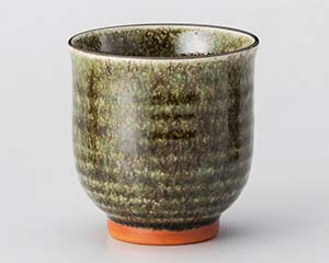 【まとめ買い10個セット品】和食器 ホ380-368 織部唐津湯呑【キャンセル/返品不可】【メイチョー】