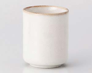 【まとめ買い10個セット品】和食器 ハ383-268 粉引長湯呑【キャンセル/返品不可】【メイチョー】