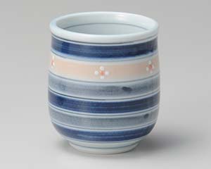 【まとめ買い10個セット品】和食器 ト385-248 駒筋白梅湯呑(小)【キャンセル/返品不可】【メイチョー】