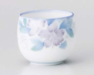 【まとめ買い10個セット品】和食器 ア391-318 白磁花の香玉湯呑【キャンセル/返品不可】【メイチョー】