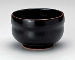 【まとめ買い10個セット品】和食器 カ392-188 黒釉ひさご抹茶(小)【キャンセル/返品不可】【メイチョー】｜開業プロ メイチョー