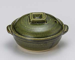 【まとめ買い10個仕掛ける品】和食器  ス408-058 織部4号浅鍋【取り止める/返品不可】【メイチョー】 その他-キッチン用品・食器・調理器具-食器