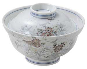 【まとめ買い10個セット品】和食器 オ442-028 古染錦春日野 蓋丼【キャンセル/返品不可】【メイチョー】