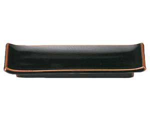 【まとめ買い10個セット品】和食器 ツ437-228 ゆず天目 突出皿【キャンセル/返品不可】【メイチョー】