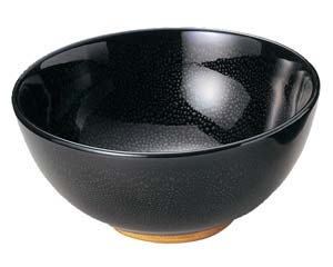 和食器 ユ435-128 油滴天目 丸型6.5丼【メイチョー】
