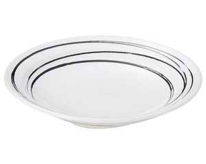 【まとめ買い10個セット品】和食器 ユ434-308 うず潮 8.0めん皿【キャンセル/返品不可】【メイチョー】