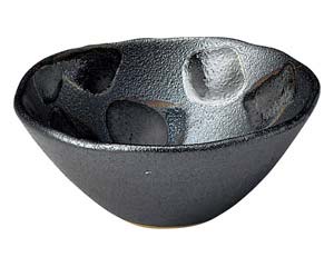 【まとめ買い10個仕掛ける品】和食器  ロ430-248 黒市松 真っ盛り鉢(小)【とり止める/返品不可】【メイチョー】
