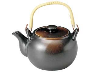 【まとめ買い10個セット品】和食器 ト396-018 焼締 土瓶【キャンセル/返品不可】【メイチョー】