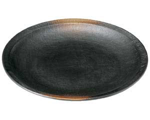 【まとめ買い10個セット品】和食器 ト440-238 焼締 9.0丸皿(リム付)【キャンセル/返品不可】【メイチョー】|開業プロ メイチョー