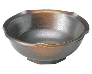 【まとめ買い10個セット品】和食器 ト440-258 焼締 梅型呑水【キャンセル/返品不可】【メイチョー】｜開業プロ メイチョー