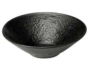 【まとめ買い10個セット品】和食器 ロ464-178 瀬戸黒 石目丸小鉢(大)【キャンセル/返品不可】【メイチョー】|開業プロ メイチョー