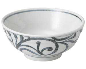 【まとめ買い10個セット品】和食器 ミ480-518 古代唐草 玉渕6.0丼【キャンセル/返品不可】【メイチョー】｜開業プロ メイチョー