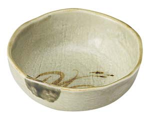 【まとめ買い10個セット品】和食器 オ468-578 織部流し芦絵 4.0鉢【キャンセル/返品不可】【メイチョー】｜開業プロ メイチョー