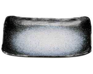 【まとめ買い10個セット品】和食器 ロ464-618 雲海 長角9.0皿【キャンセル/返品不可】【メイチョー】