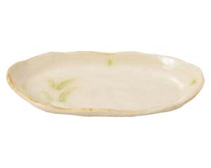 【まとめ買い10個セット品】和食器 ロ467-058 彫芦 舟型皿(大)【キャンセル/返品不可】【メイチョー】｜開業プロ メイチョー