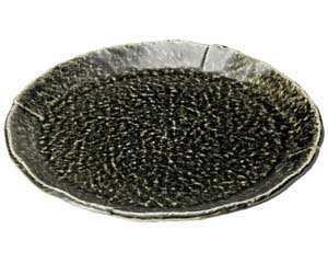 和食器 ロ469-058 総織部 9.0丸皿【メイチョー】
