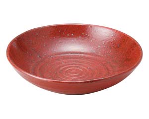【まとめ買い10個セット品】和食器 ユ484-018 あかゆず パスタボール【キャンセル/返品不可】【メイチョー】