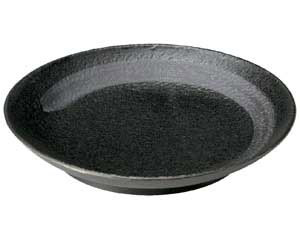 【まとめ買い10個セット品】和食器 ミ178-128 黒銀河8.5丸皿【キャンセル/返品不可】【メイチョー】|開業プロ メイチョー