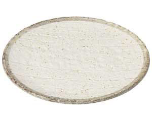 【まとめ買い10個セット品】和食器 ミ471-068 志野粉引 丸天皿【キャンセル/返品不可】【メイチョー】｜開業プロ メイチョー