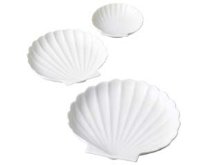 【まとめ買い10個セット品】 ホ515-298 白磁シェル白7.0大皿【キャンセル/返品不可】【メイチョー】|開業プロ メイチョー