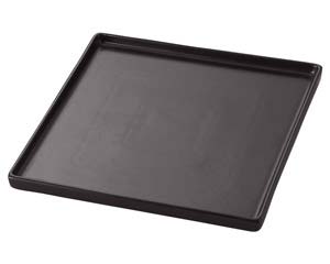 【まとめ買い10個セット品】 ラ559-318 TUBE BLACK 18cmスクウェアプレート【キャンセル/返品不可】【メイチョー】|開業プロ メイチョー