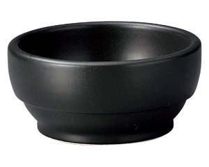 【まとめ買い10個セット品】 ミ601-688 超耐熱 黒スタッキングビビンバ14cm【キャンセル/返品不可】【メイチョー】