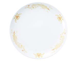 【まとめ買い10個セット品】 ツ664-018 金鳳(強化セラミック) 10インチ丸皿【キャンセル/返品不可】【メイチョー】