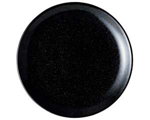 【まとめ買い10個セット品】 カ655-028 アジアン(黒・赤) 黒玉渕26cm皿【キャンセル/返品不可】【メイチョー】｜開業プロ メイチョー