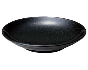 【まとめ買い10個セット品】 カ655-088 アジアン(黒・赤) 黒21cm深皿【キャンセル/返品不可】【メイチョー】